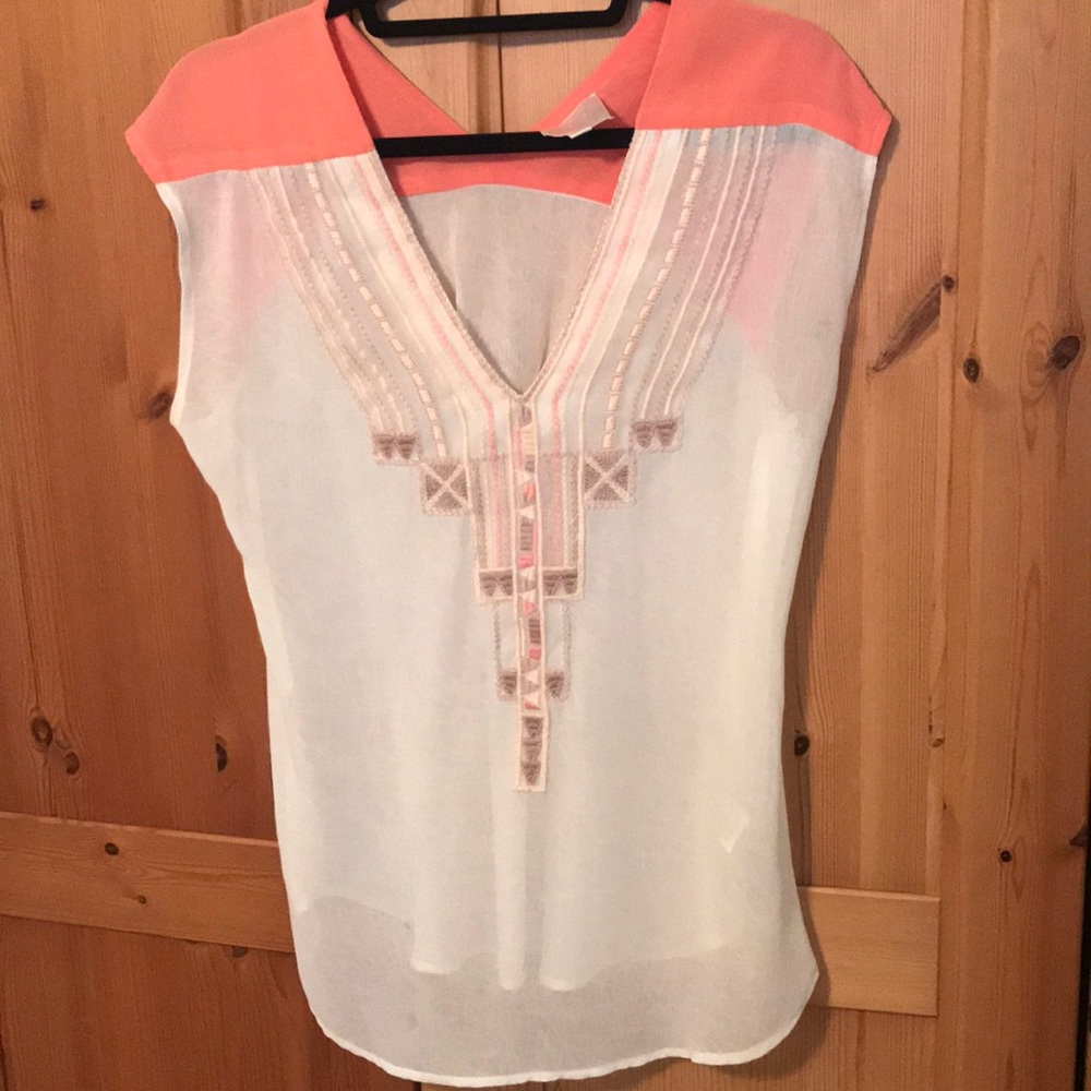 Semi-sheer Tank Top